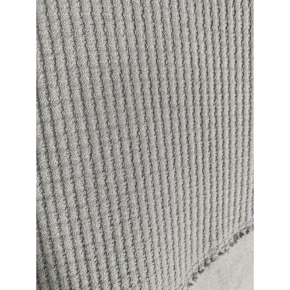 Free People Monterey Thermal Top Cotton Blend Thumb Hole Grey Women Small - Picture 6 of 13